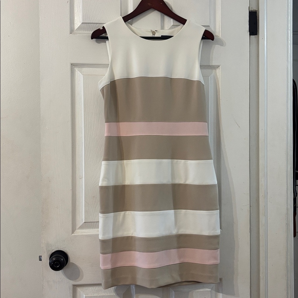 Tommy Hilfiger Striped Sleeveless Dress